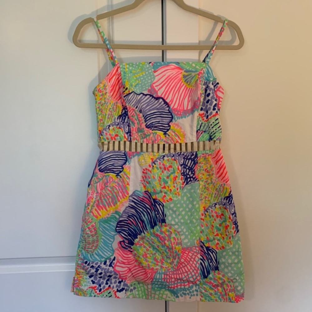 Lilly Pulitzer Ziggy Romper Multi Roar of the Seas Size 2